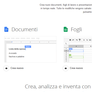 fogli lavoro